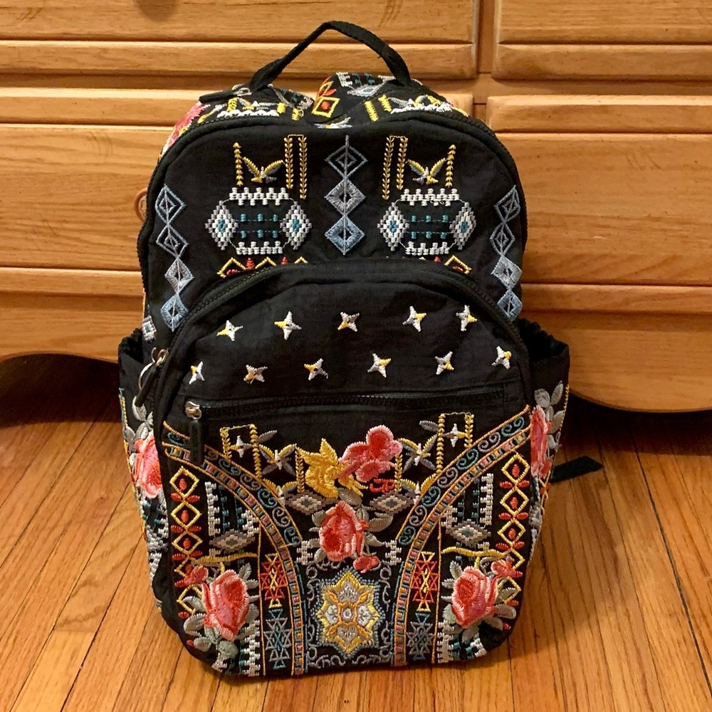 *Rare* JW Embroidered Full-Size Backpack, like-new